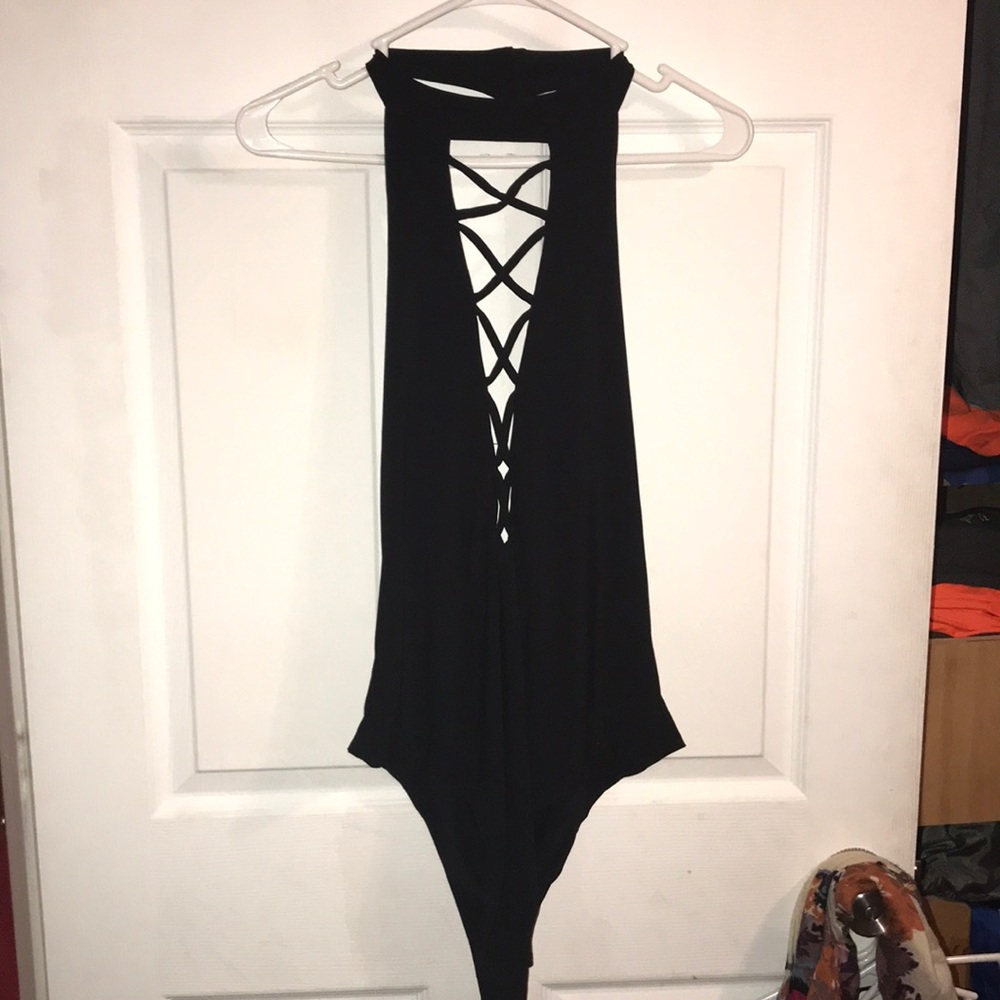 Fashion Nova crisscross bodysuit 3X